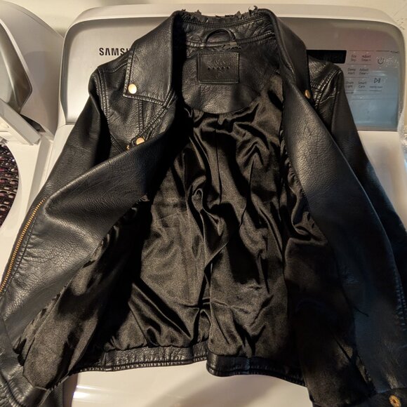 Vegan Leather Jacket - Picture 4 of 7